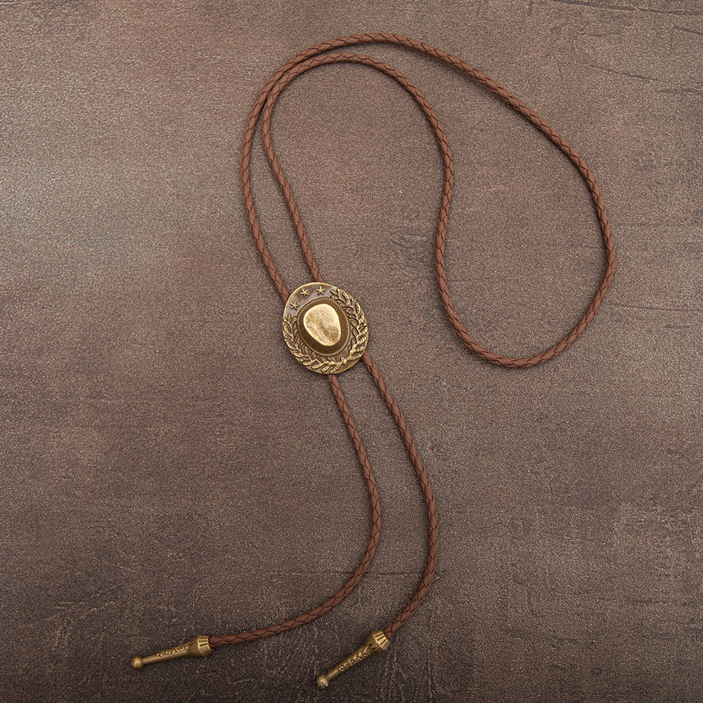 Wholesale western Polo tie collar necklace